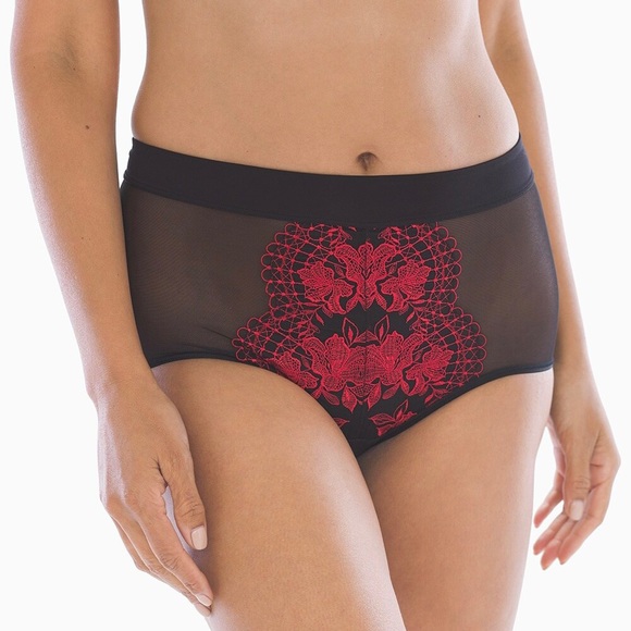 Soma Sensuous Opulence Perfect Coverage Bra and Retro Brief Panty Set - Picture 6 of 16